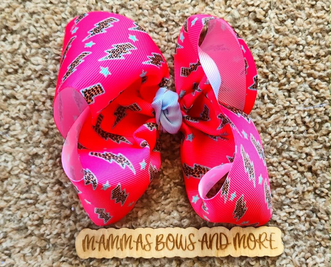 Pink Leopard Bolts
