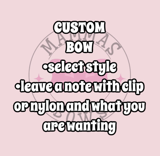 Custom Bow