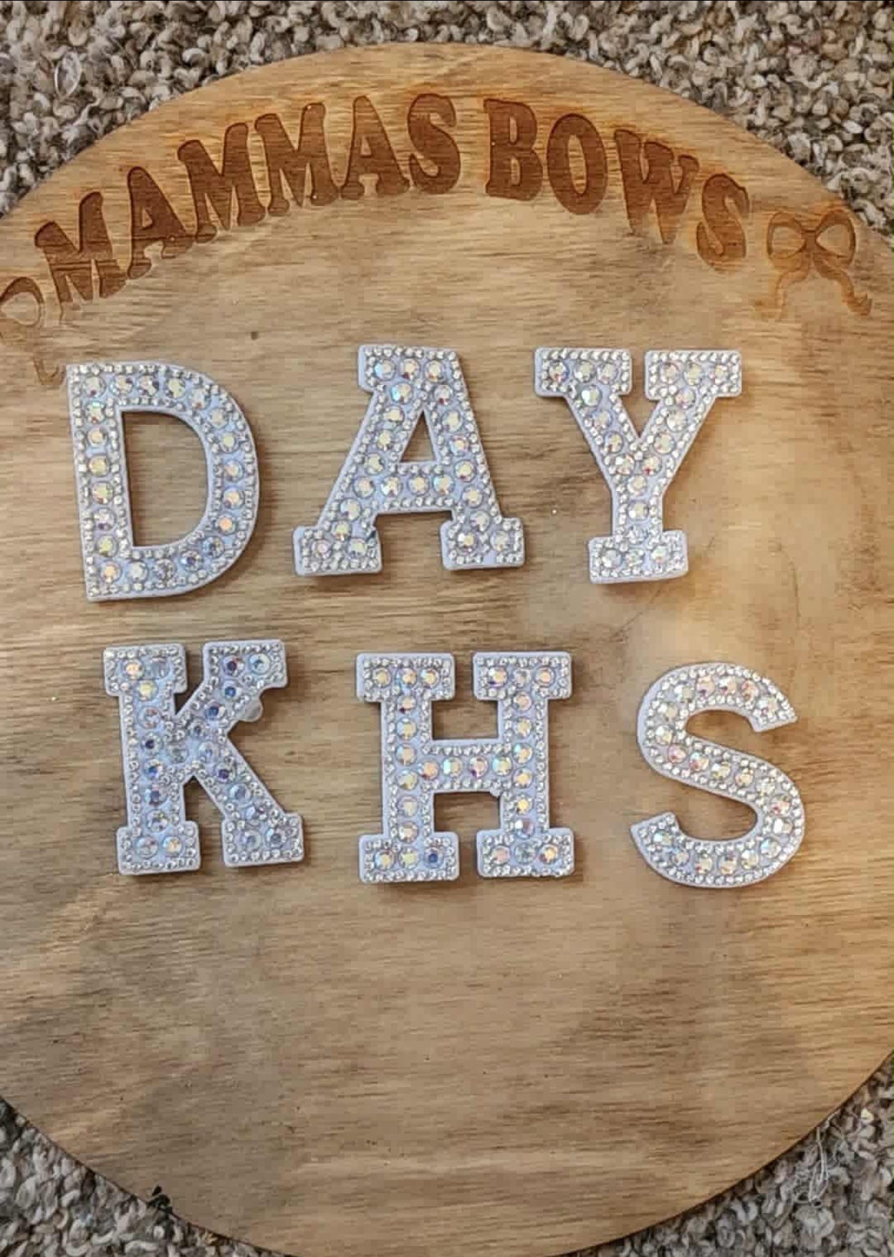 Silver Bling Letters