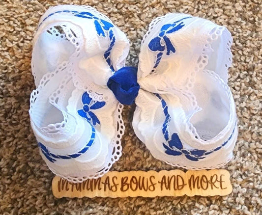 Blue Bow Lace