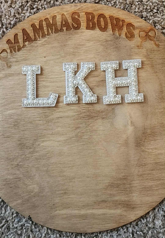 White Pearl Letters