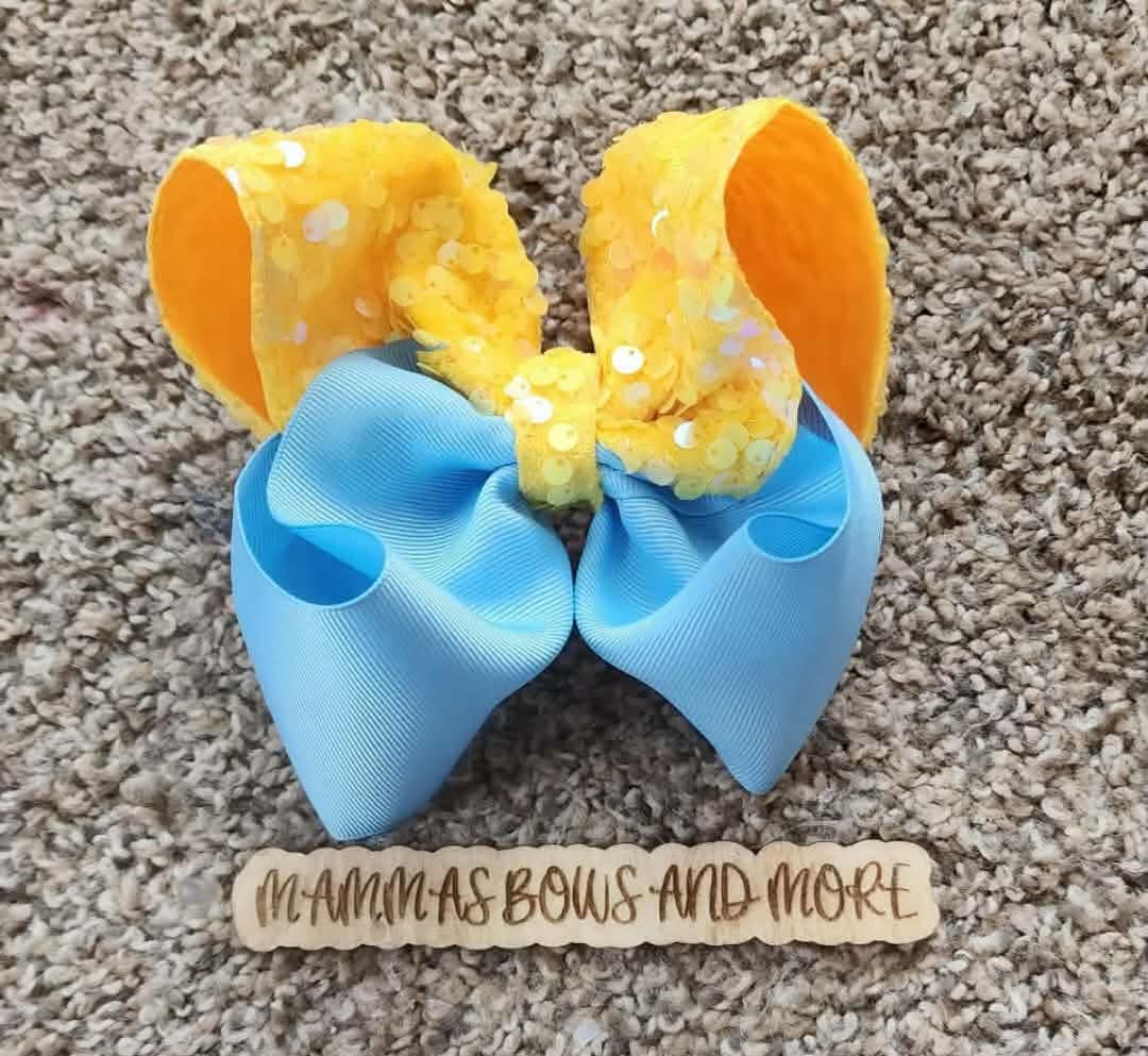 Two-Toned Sequins Bows