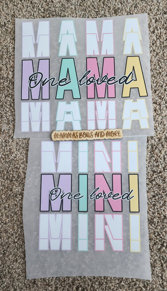 One loved Mam/Mini