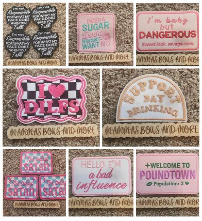 Adult Quote Patches