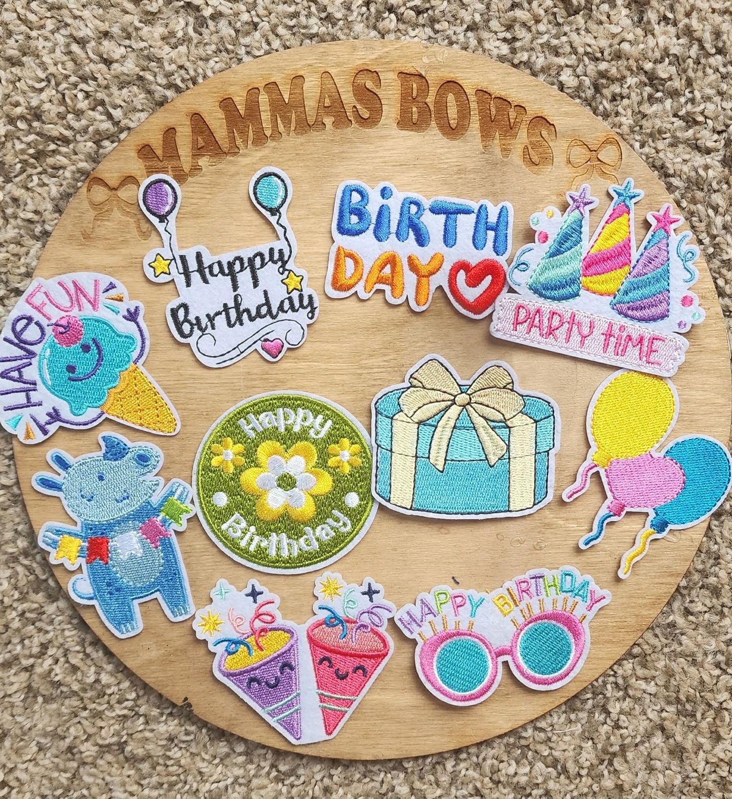 Birthday Patch Add Ons