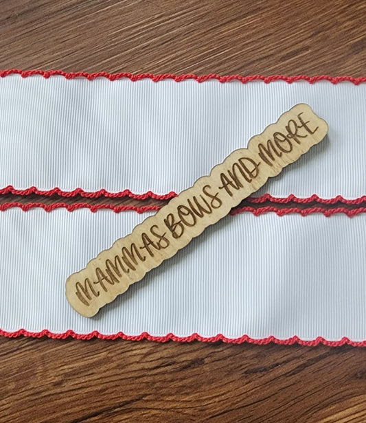 White/red moonstitch Piggies