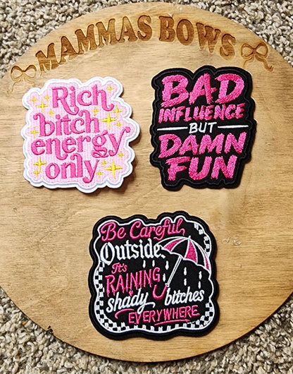 Adult Quote Patches
